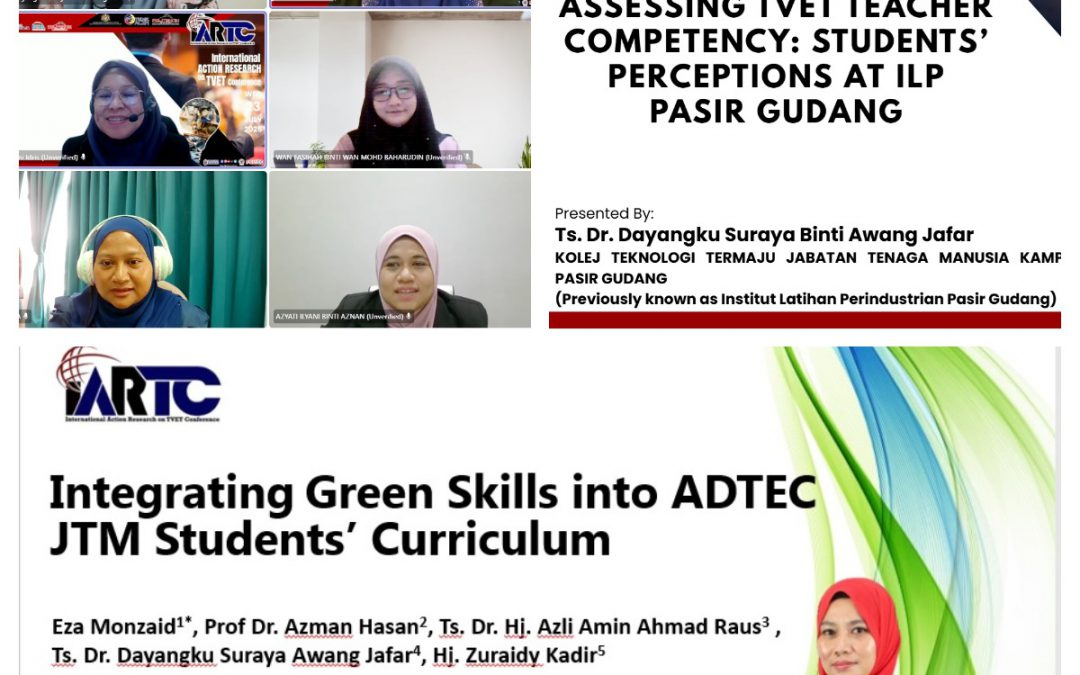 INOVASI HIJAU & KOMPETENSI TVET: PEMBENTANGAN ADTEC JTM KAMPUS PG & SENAI DI PERSIDANGAN ANTARABANGSA!