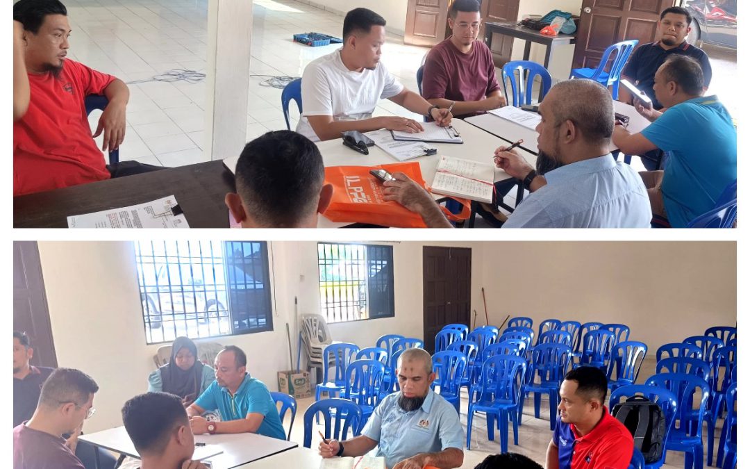 PERJUMPAAN KETUA KAMPUNG SRI AMAN BERSAMA KONTRAKTOR PROJEK KAMPUNG ANGKAT MADANI