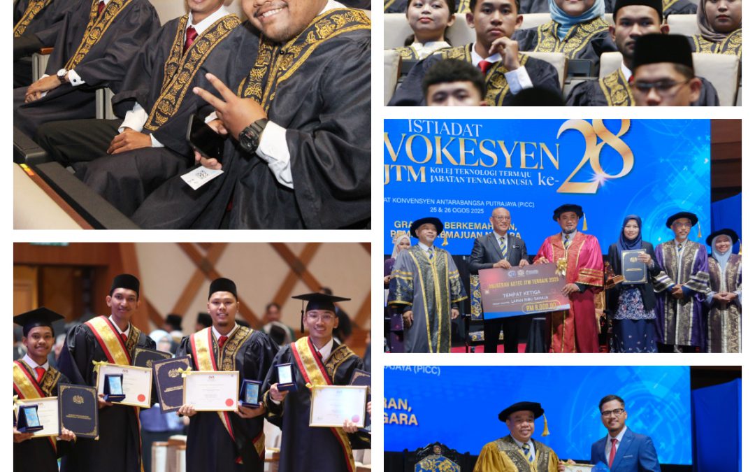 MAJLIS ISTIADAT KONVOKESYEN ADTEC JTM KALI KE-28 DI PUTRAJAYA INTERNATIONAL CONVENTION CENTRE (PICC)