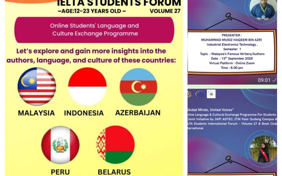 ”IELTA ONLINE LANGUAGE & CULTURAL EXCHANGE PROGRAMME FOR STUDENTS”